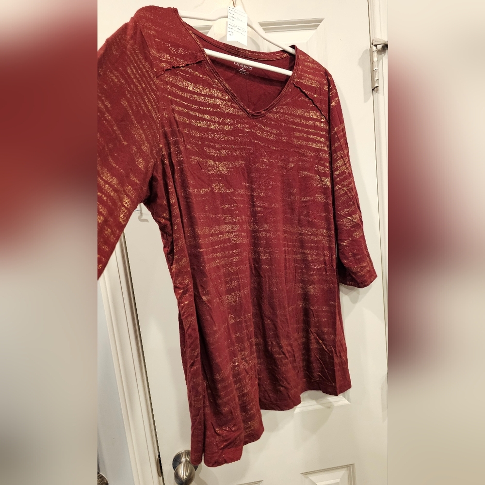 69 - Catherines Plus Size 1x Top - image 3